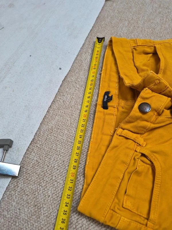 Kiabi Jean Skinny Amarelo Mostarda Tamanho 36 – photo 8
